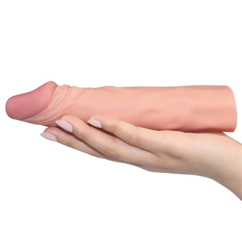 Manga Peniana Pleasure X Tender LV1053-F Lovetoy 18,5 cm Natural — vista 3 de 5