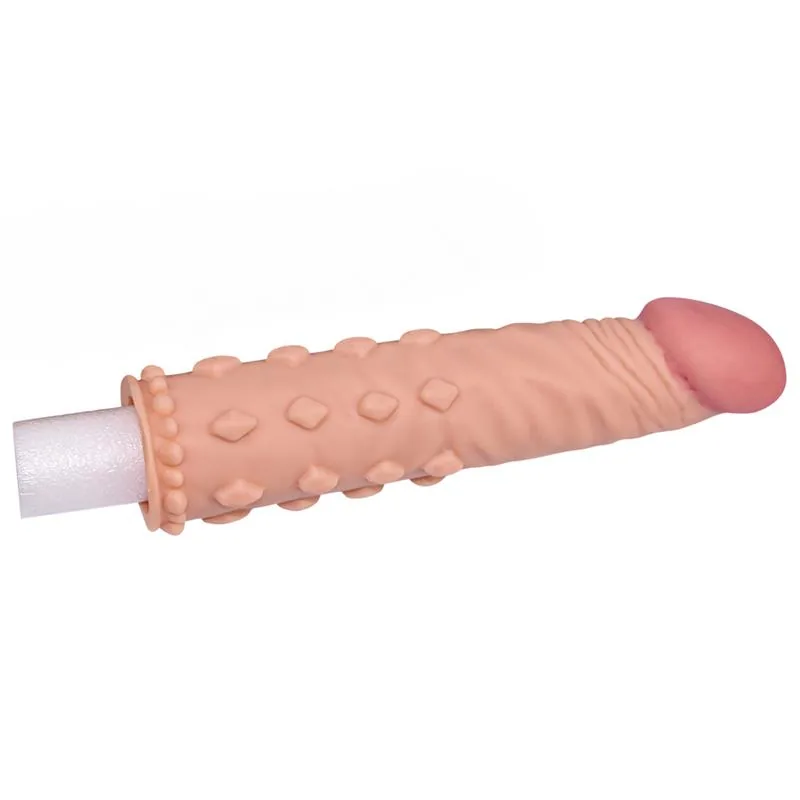 Manga Peniana Pleasure X Tender LV1054-F Lovetoy 18 cm Natural — vista 2 de 6