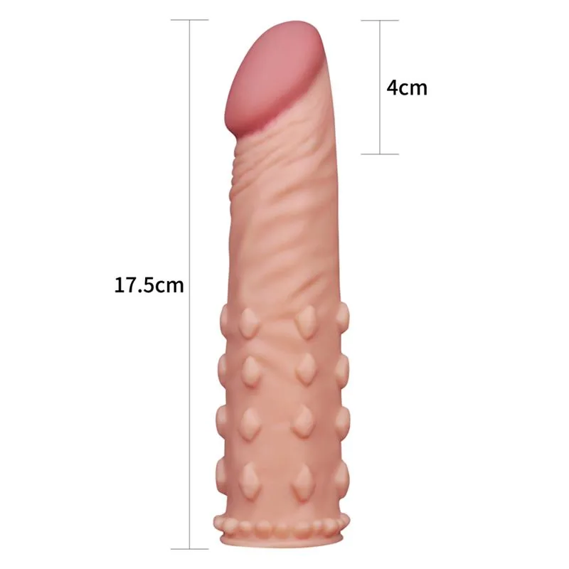 Manga Peniana Pleasure X Tender LV1054-F Lovetoy 18 cm Natural — vista 5 de 6