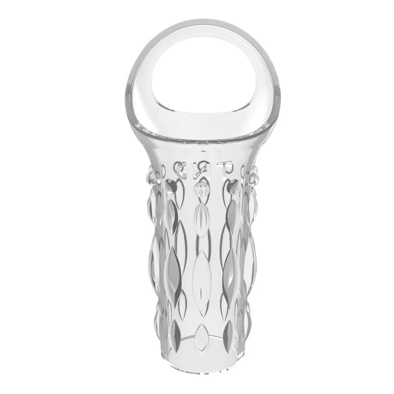 Manga Peniana Texturada Chisa 11,5 cm Transparente — vista 2 de 4