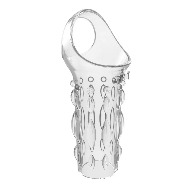 Manga Peniana Texturada Chisa 11,5 cm Transparente — vista 4 de 4