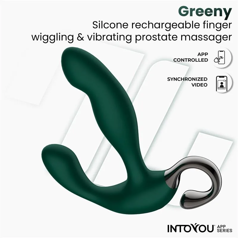 Massajador de Próstata com Dedo Oscilante e Aplicação Greeny — vista 4 de 9