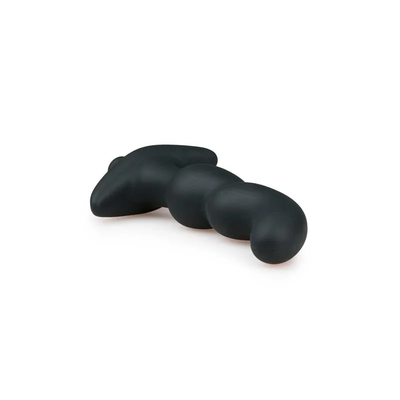 Massajador de Próstata em Silicone com Vibração Preto Easytoys — vista 2 de 5