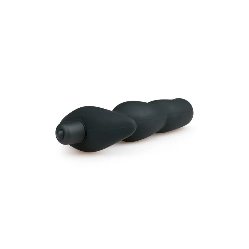 Massajador de Próstata em Silicone com Vibração Preto Easytoys — vista 3 de 5
