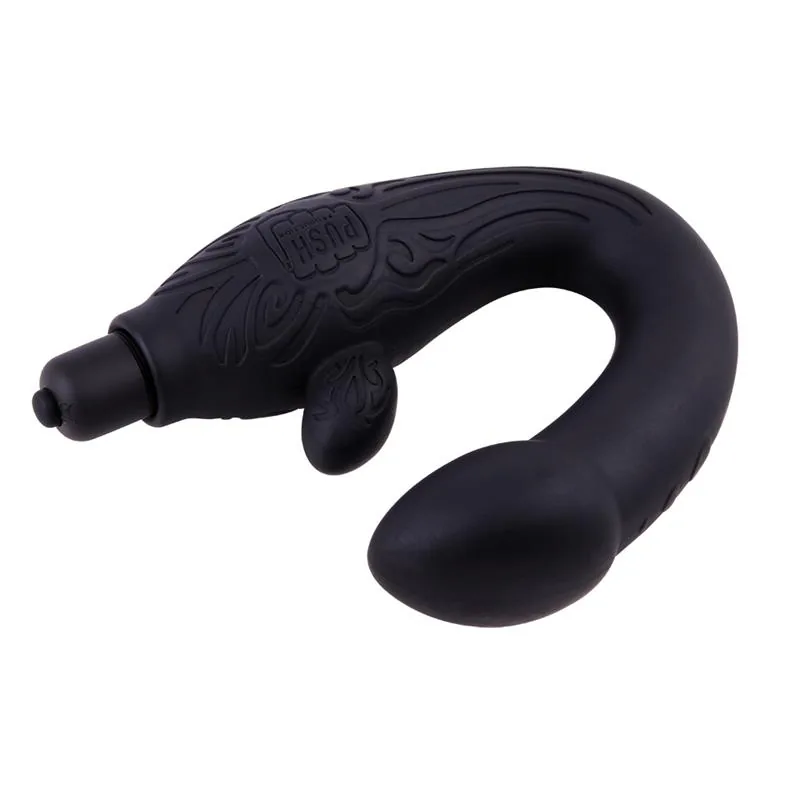 Massajador de Próstata em Silicone Preto Chisa — vista 2 de 4