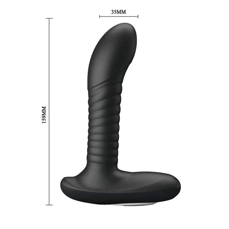 Massajador de Próstata com Vibração e Bolas Rotativas Mr Play — vista 8 de 9