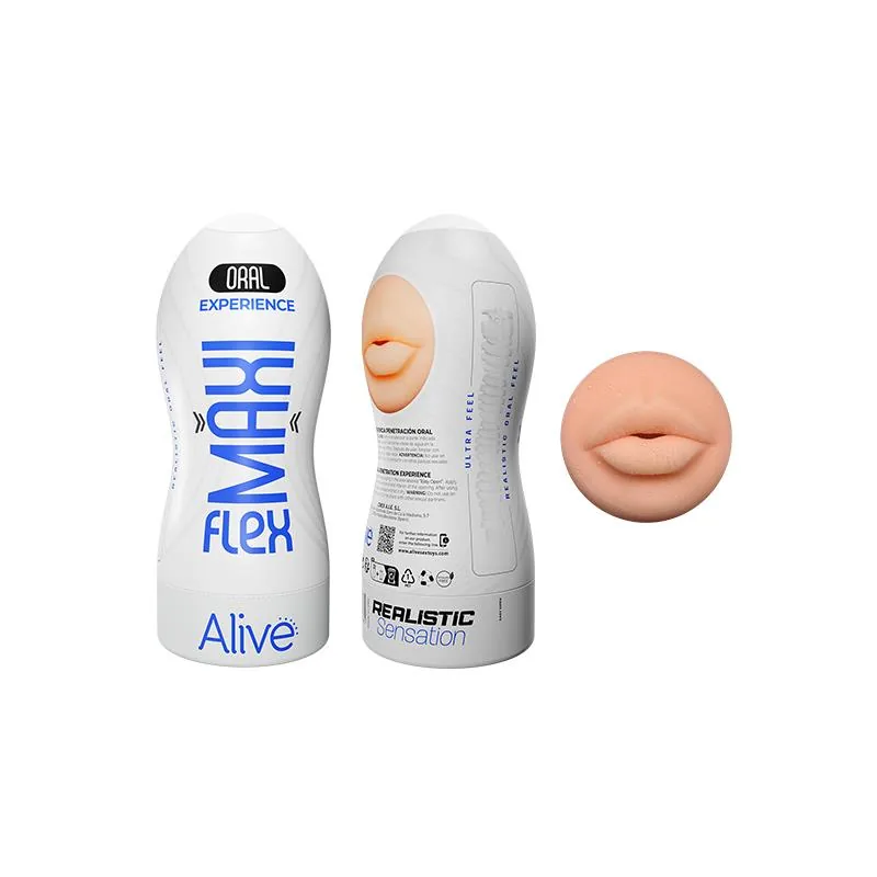 Alive Oral Maxi Flesh Masturbador Tam. L — vista 3 de 3