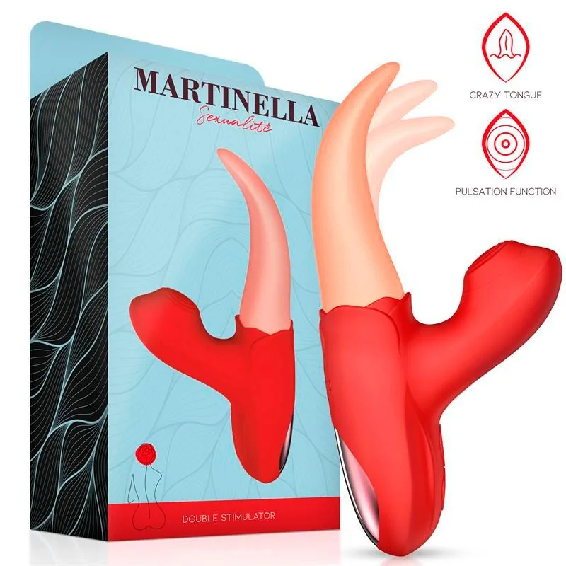 Estimulador Duplo Martinella Língua e Pulsação