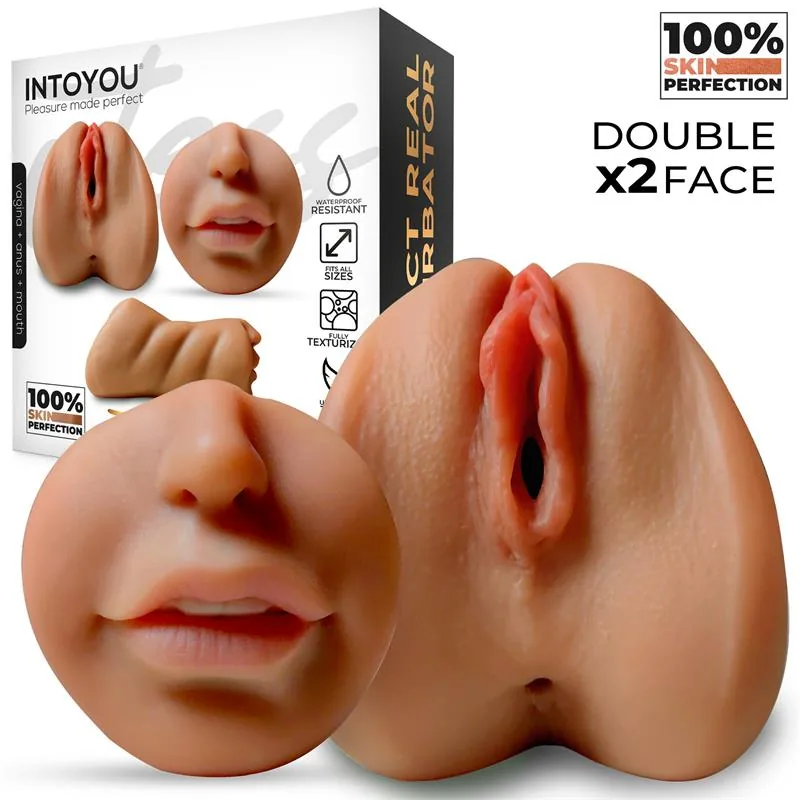 Masturbador Vagina, Ânus e Boca Jess Realista LikeTrue 18 cm