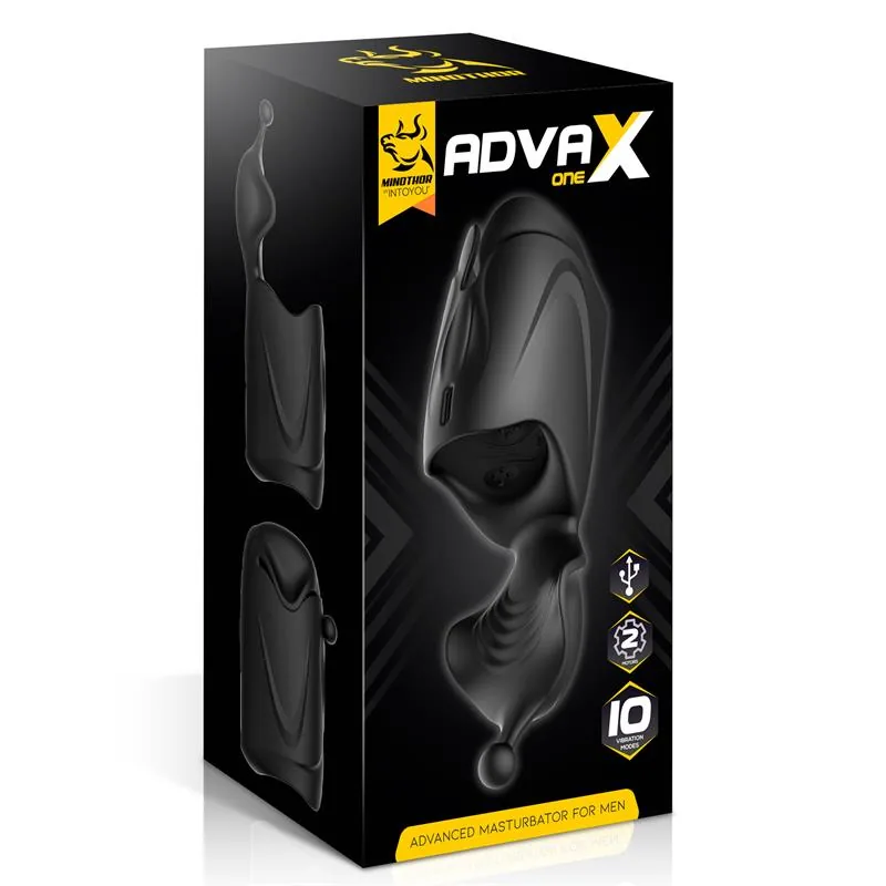 Masturbador AdvaX One Vibratório Duplo Motor Flexível — vista 2 de 3