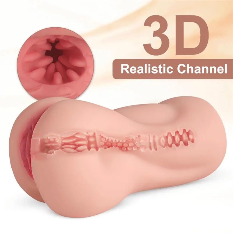 Masturbador Agatha com Vibração 18,5 cm — vista 3 de 3