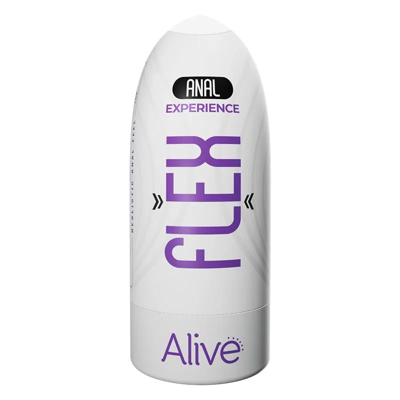 Masturbador Anal Flexível Tamanho M Alive