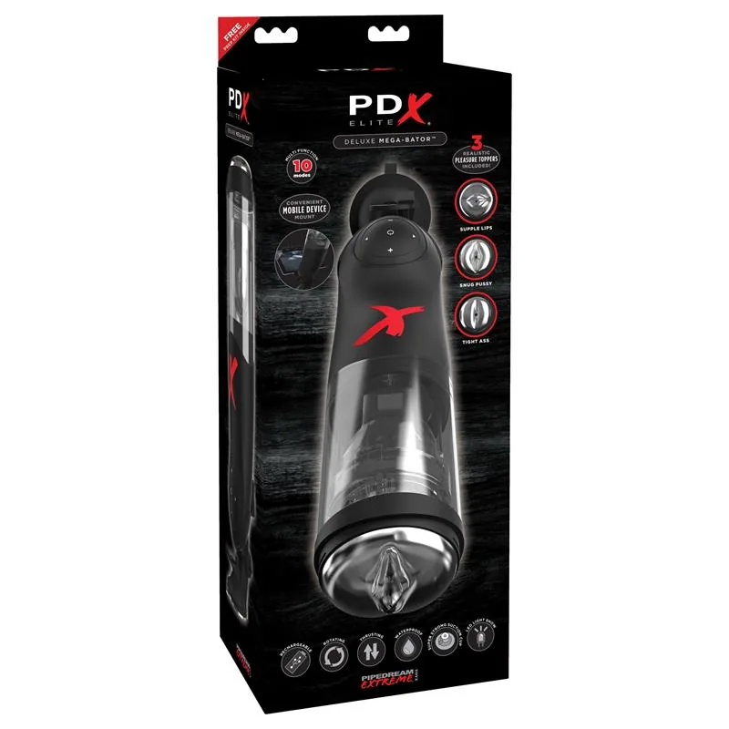 Masturbador Automático PDX Elite Deluxe Mega-Bator — vista 3 de 3