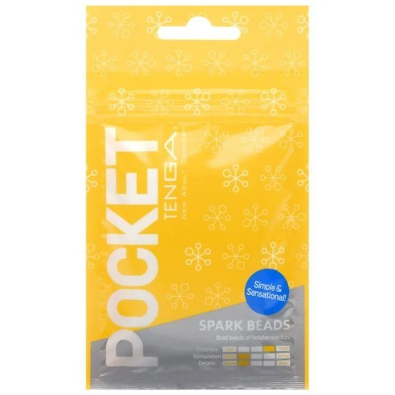 Masturbador de Bolso Tenga Pocket Spark Beads