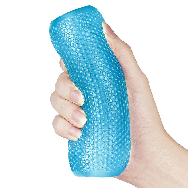 Masturbador Duplo de Dois Lados Azul — vista 3 de 3