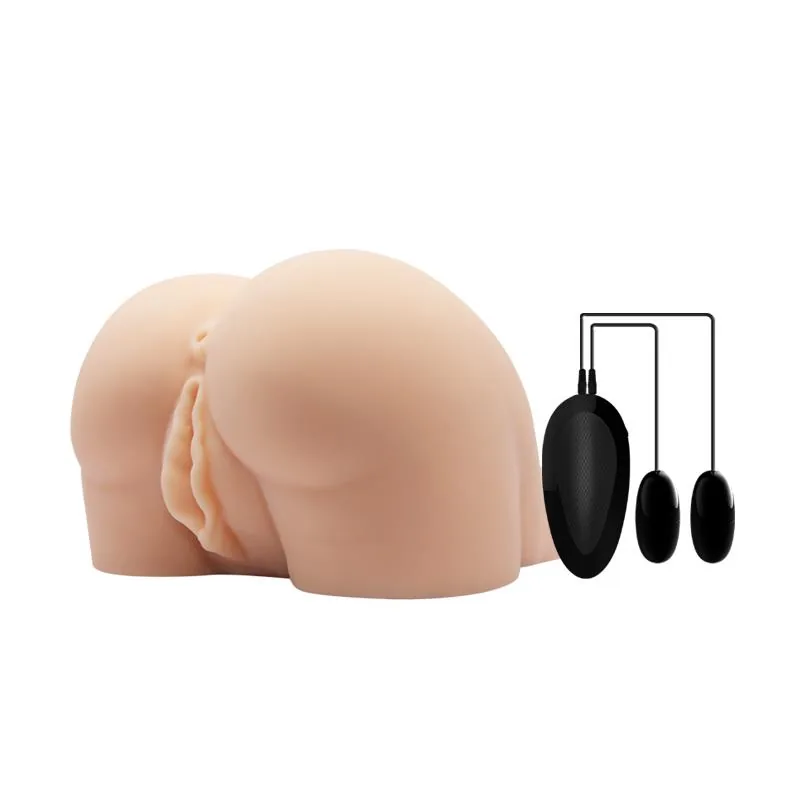 Masturbador Duplo Vagina e Ânus com Vibração Crazy Bull