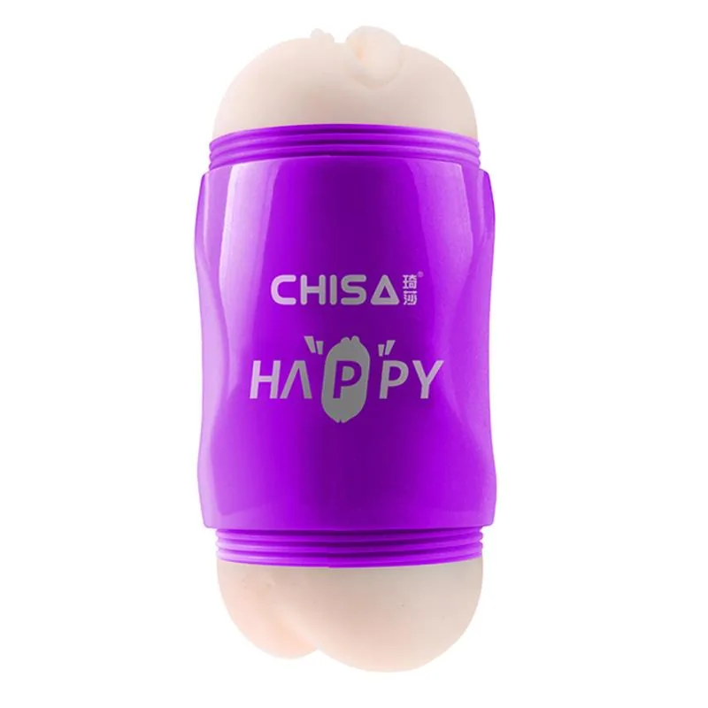 Masturbador Happy Cup Vagina e Ânus T-Skin 19 cm