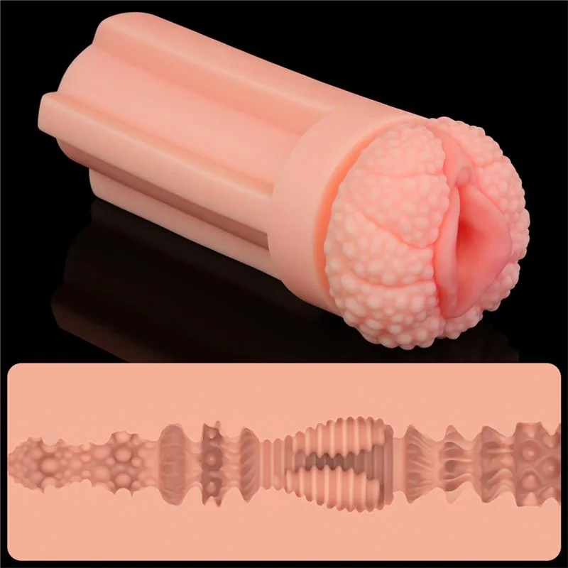 Masturbador Lata Imperial Stout Vagina Texturada 19,8 cm — vista 2 de 3