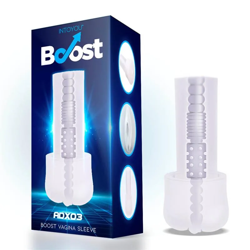 Masturbador Manga Alargada Realista Vagina ADX03 Boost Pumps