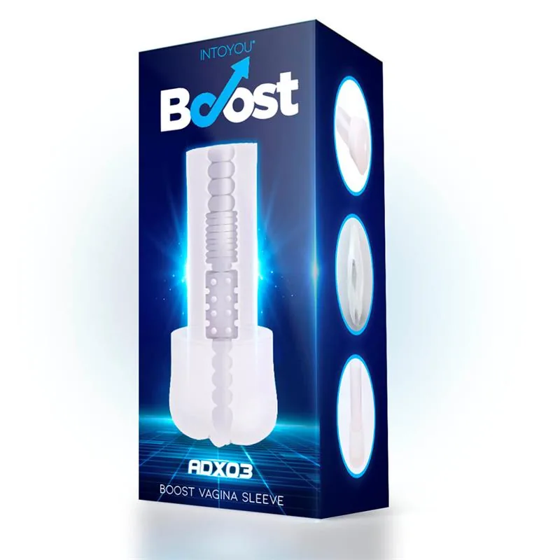 Masturbador Manga Alargada Realista Vagina ADX03 Boost Pumps — vista 3 de 3