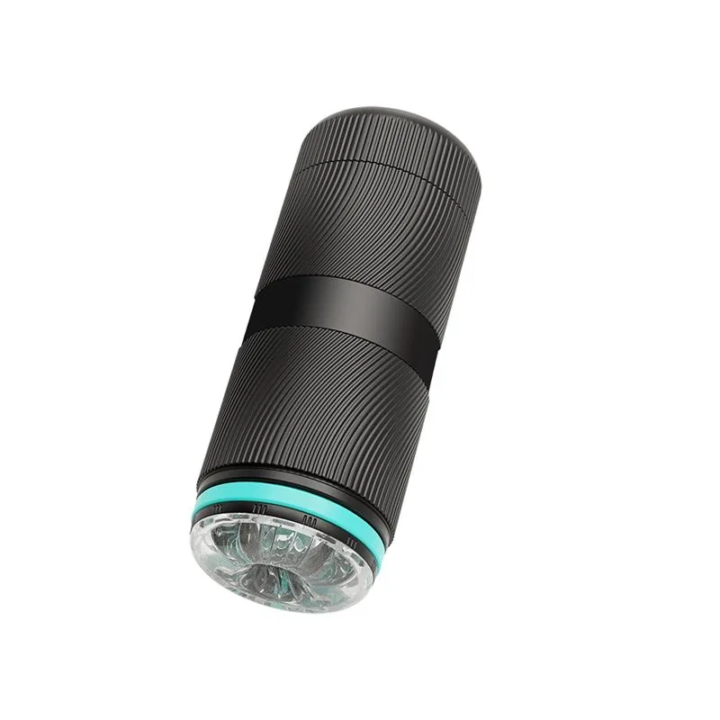 Masturbador Manual Tempest Preto 20 cm — vista 3 de 3