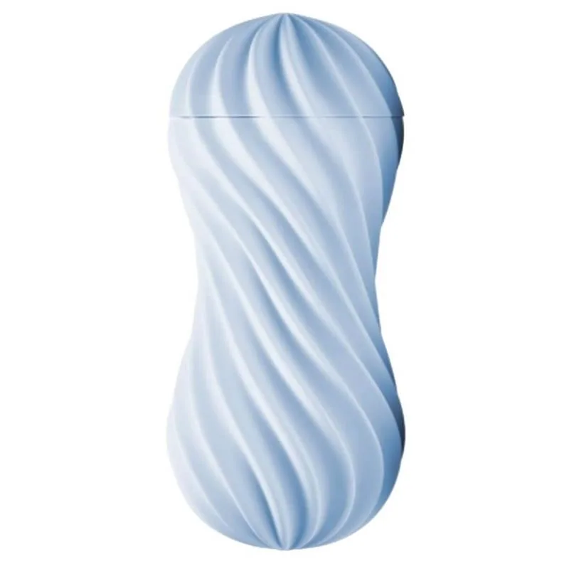 Masturbador Manual Tenga Flex Bubbly Azul 16,5 cm