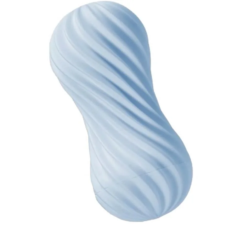 Masturbador Manual Tenga Flex Bubbly Azul 16,5 cm — vista 2 de 3