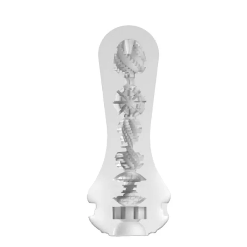 Masturbador Manual Tenga Flex Fizzy Verde 16,5 cm — vista 3 de 3
