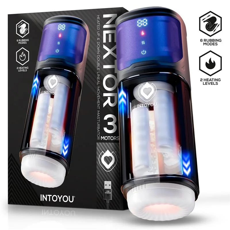 Masturbador Nextor Automático com Fricção, Vibração e Calor