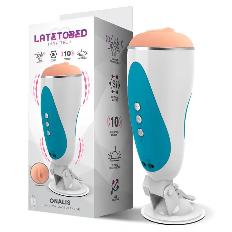 Masturbador Onalis Vibratório com Sistema de Gemidos Vagina 24,5 cm