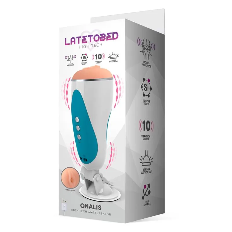 Masturbador Onalis Vibratório com Sistema de Gemidos Vagina 24,5 cm — vista 2 de 3