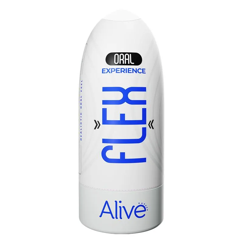 Masturbador Oral Flexível Tamanho M Alive