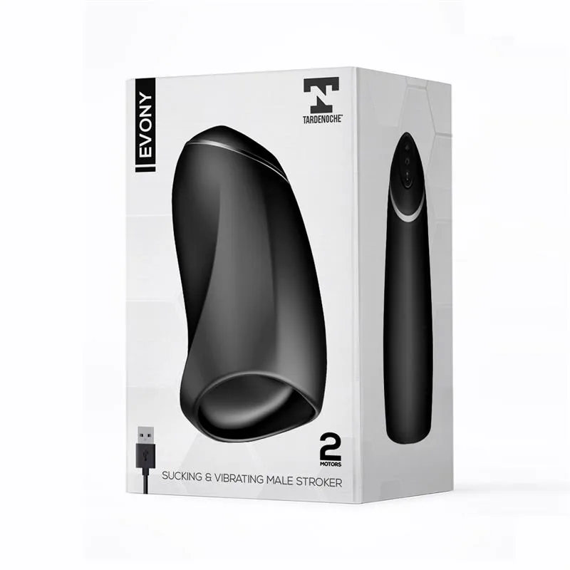 Masturbador Oral Vibração e Sucção Evony 15 cm — vista 2 de 3
