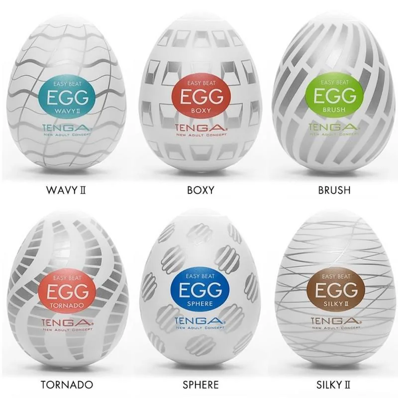Masturbador Pack 6 Ovos Tenga Egg Sortidos — vista 2 de 3