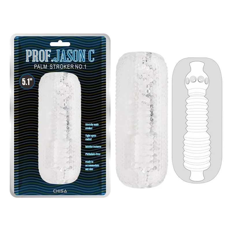 Masturbador Palm Stroker N.º 1 Chisa Transparente 4,9 cm