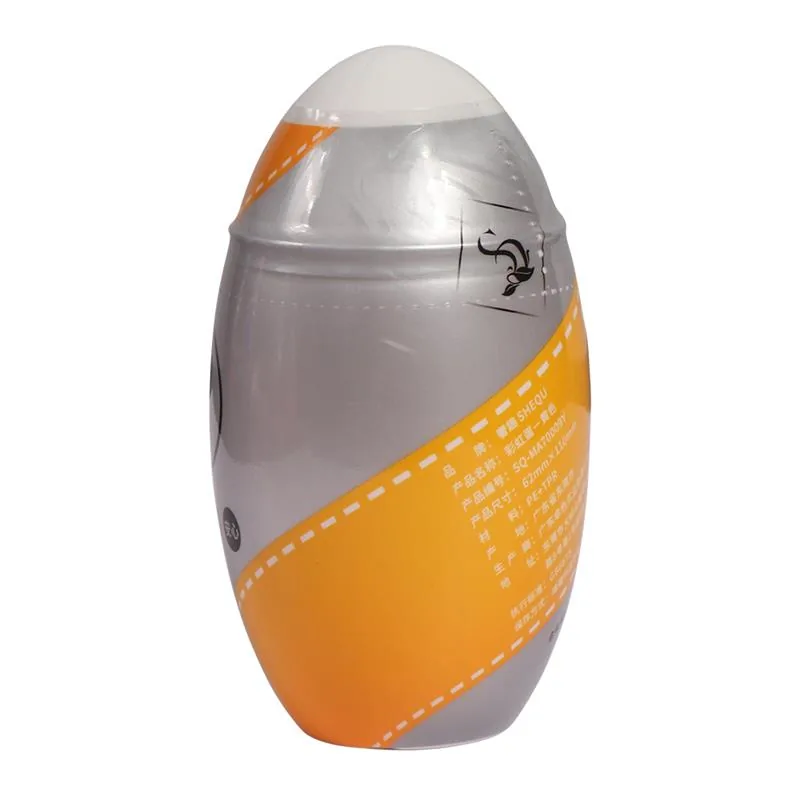 Masturbador Rainbow Shequ Amarelo 13 cm — vista 3 de 3