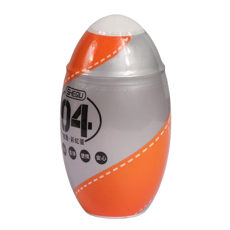 Masturbador Rainbow Shequ Laranja 13 cm — vista 2 de 3
