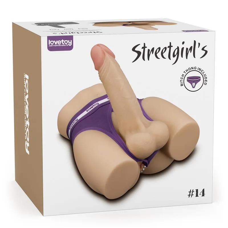 Masturbador Streetgirls 15 com Dildo Articulável Lovetoy