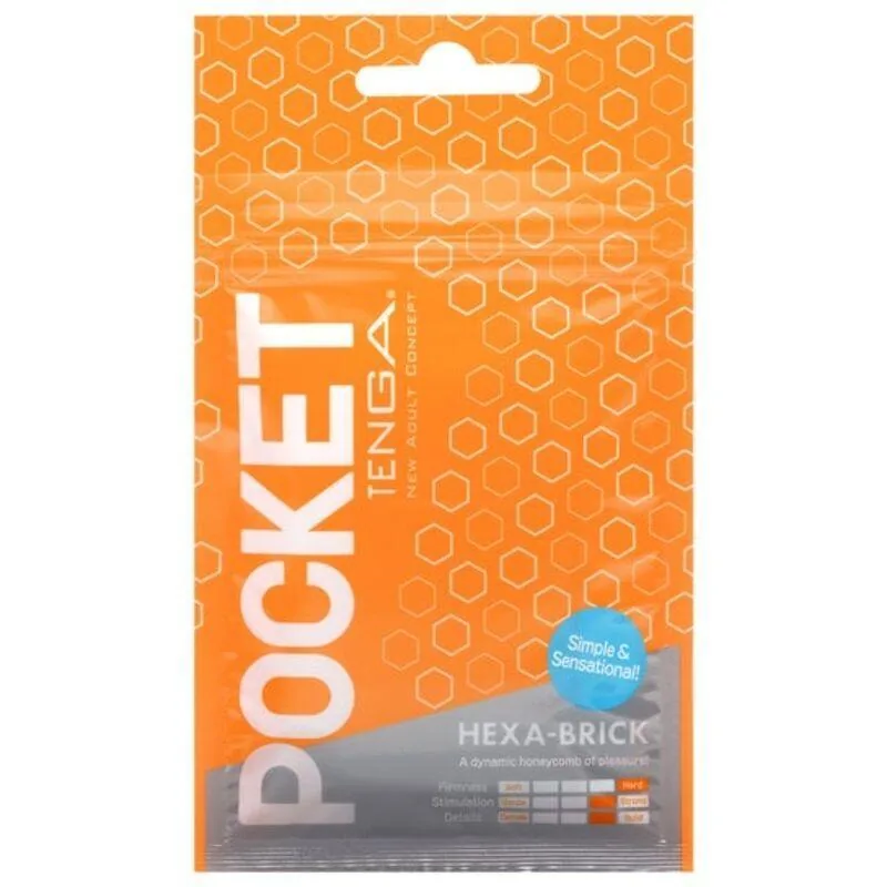 Masturbador Tenga Pocket Hexa-Brick