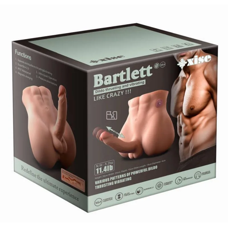 Masturbador Torso Batlett com Pénis e Ânus, Vaivém 5,2 kg — vista 2 de 2