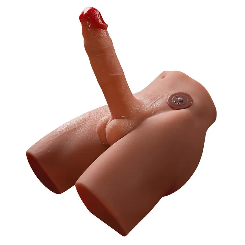 Masturbador Torso Jason com Pénis e Ânus, Vaivém 4,1 kg — vista 2 de 3
