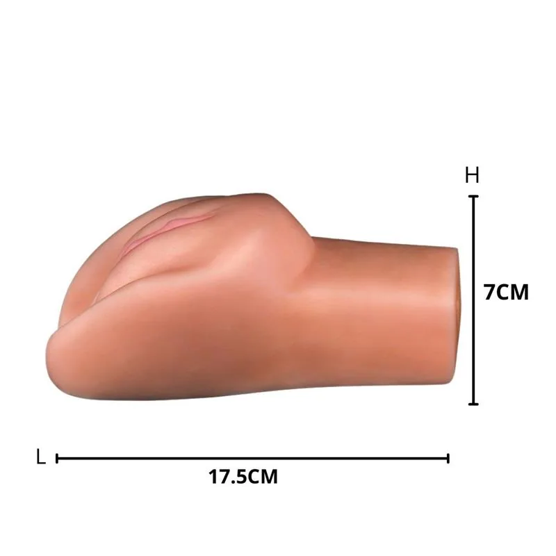 Masturbador Vagina com Vibração Cyber-skin 18 cm — vista 2 de 3