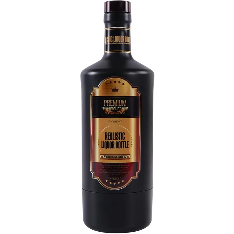 Masturbador Vagina Garrafa de Licor 25 cm