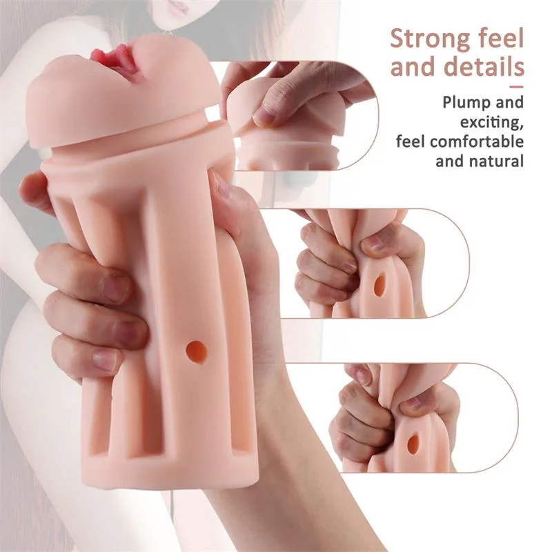 Masturbador Vagina Garrafa de Licor 25 cm — vista 3 de 3