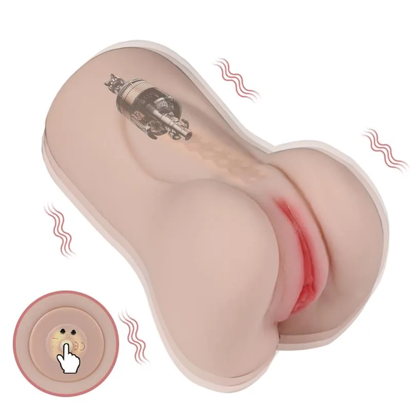Masturbador Vibratório Aggie 19 cm — vista 2 de 3