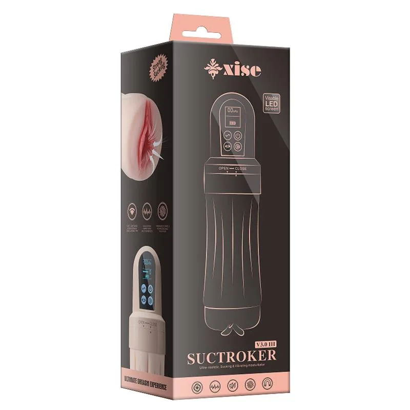 Masturbador Vibratório com Sucção Suctroker V3.0 III Vagina 27 cm — vista 2 de 2