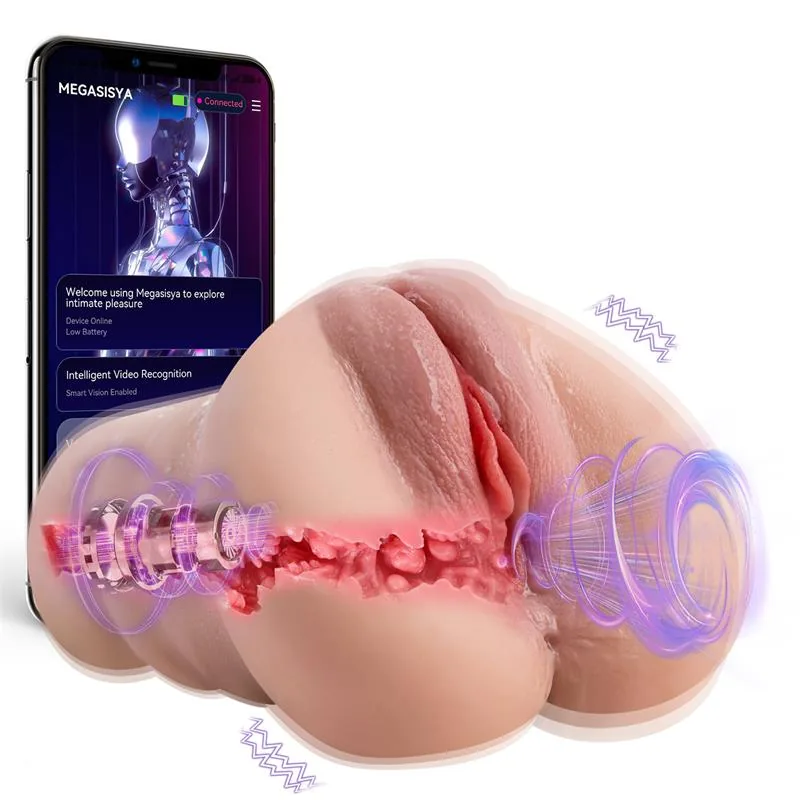 Masturbador Vibratório Sora Vagina e Ânus com Vaivém e APP 23,5 cm