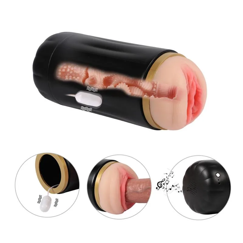 Masturbador Vibratório Vagina Alle 20,5 cm — vista 2 de 3