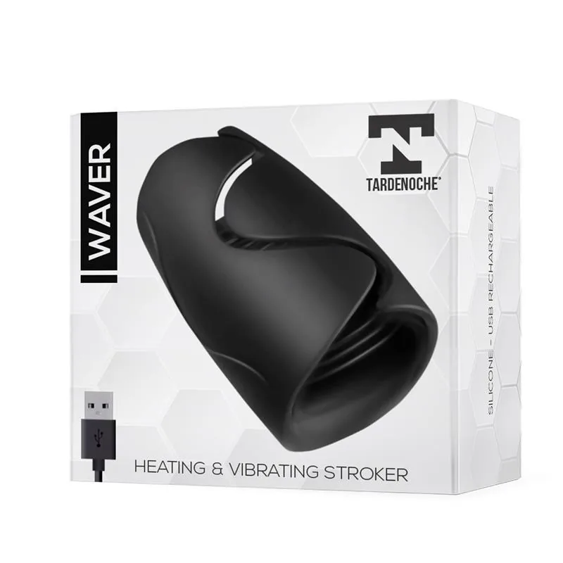 Masturbador Vibratório Waver com Função Calor Flexível — vista 2 de 3