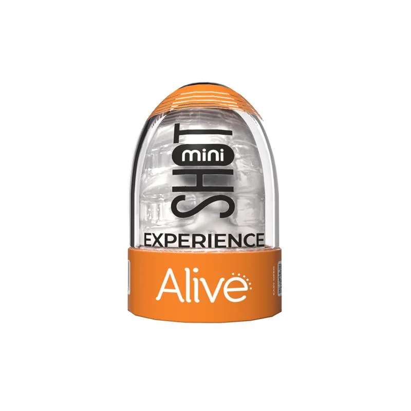 Mini Masturbador Transparente Alive